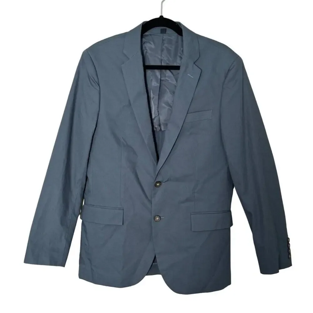 NWT J. Crew Mens Thompson Suit‎ Jacket in Blue 38647 Size 38R